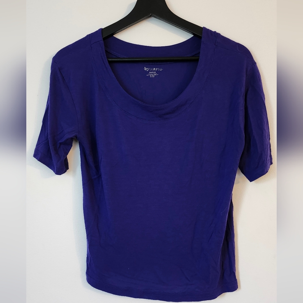 2For$5✨️Vibrant Purple Midi Crop Top